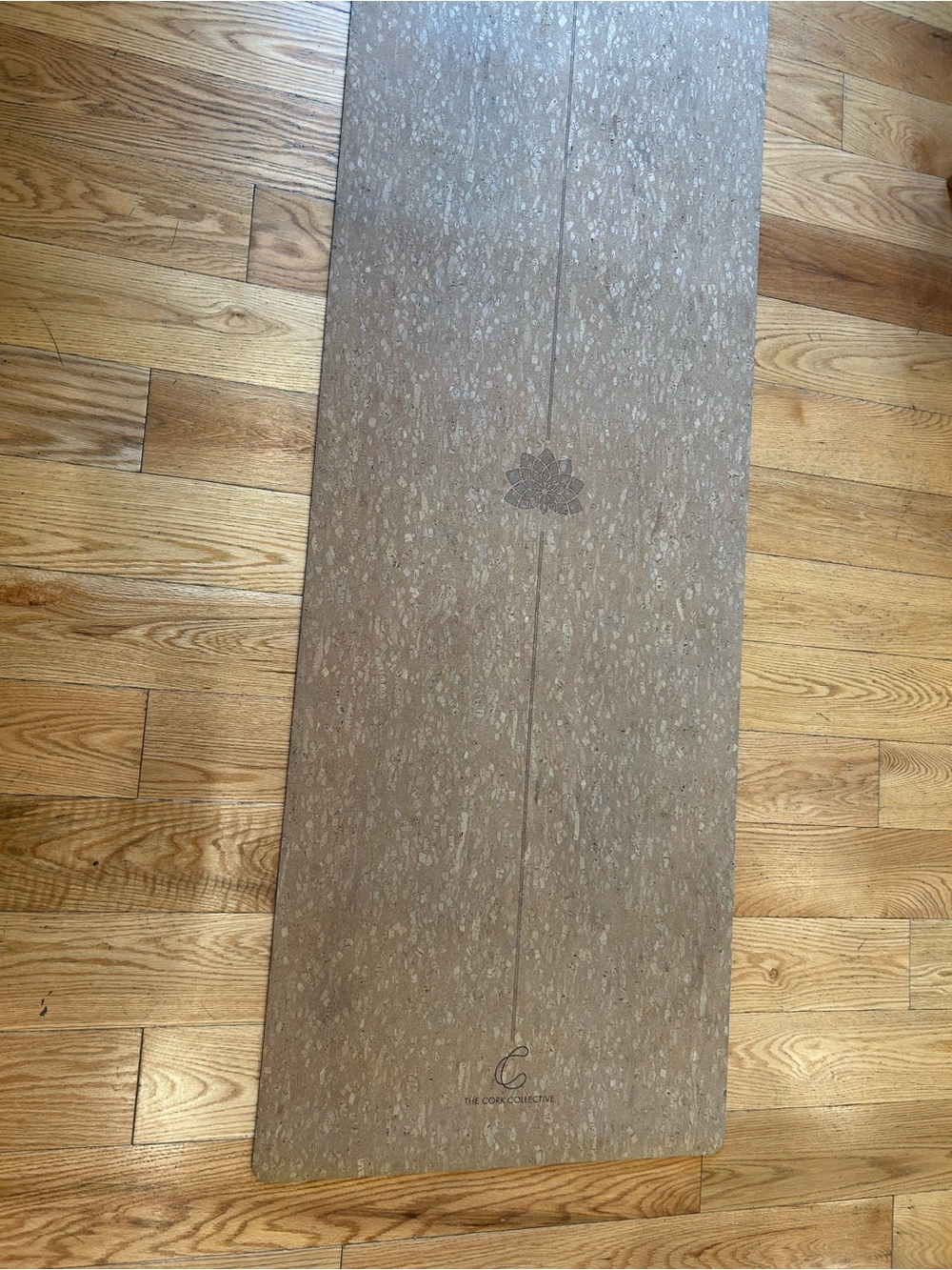 Eco Cork Yoga Mat in Light Brown by